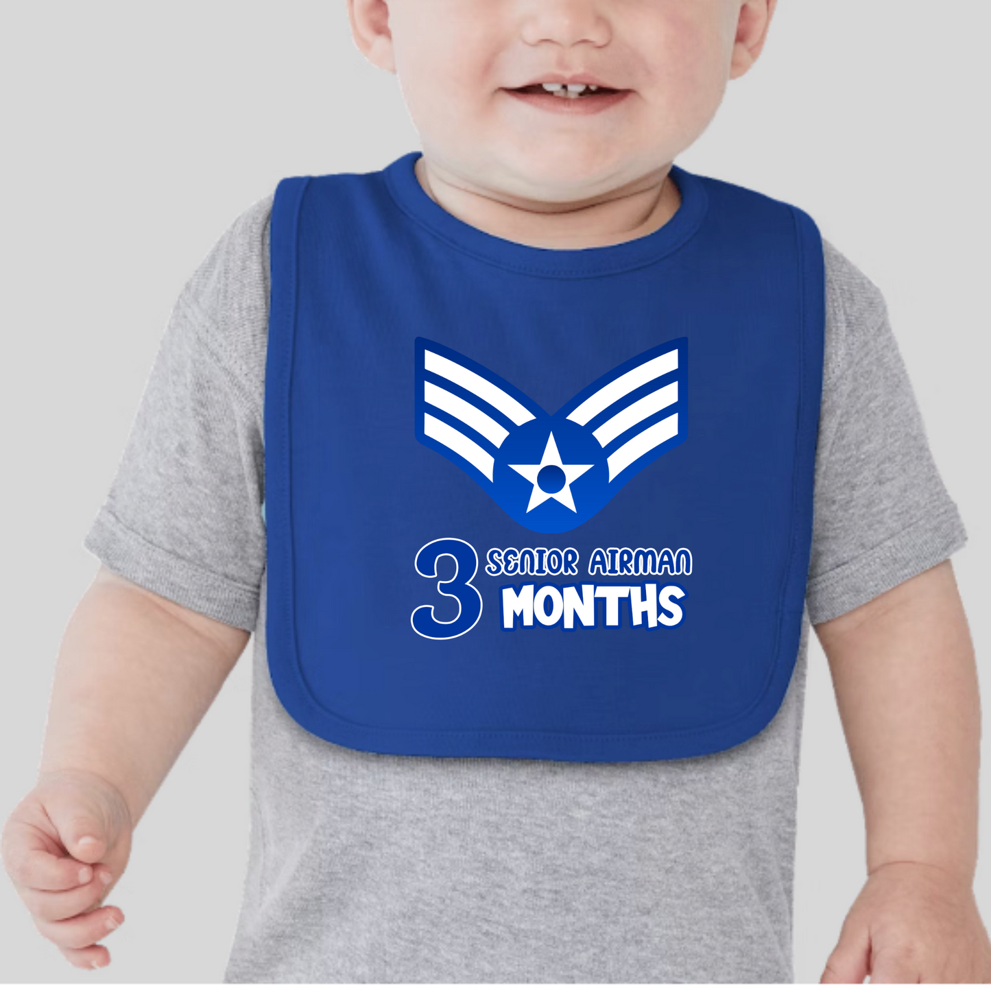 03 Month Senior Airman Bib