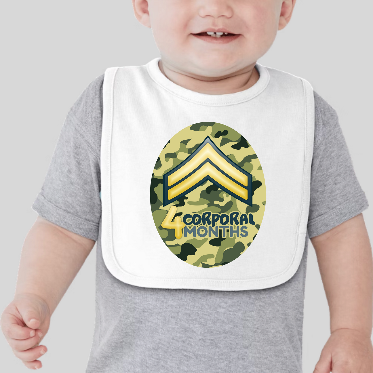04 Month Corporal Bib