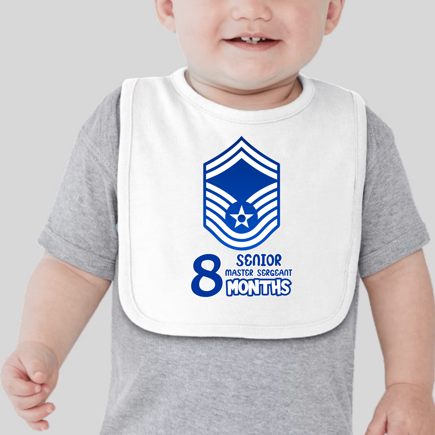08 Month Senior Master Sergeant Bib