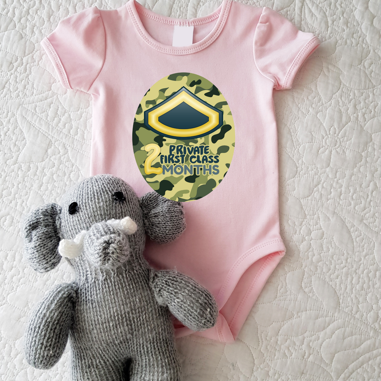 02 Month Private First Class Bodysuit